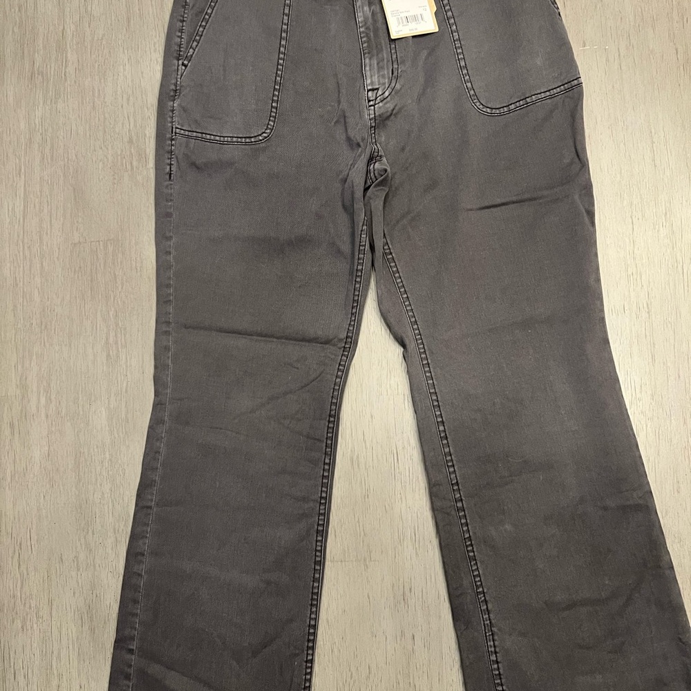 Prana Gray Flare Wide Leg Jeans NWT